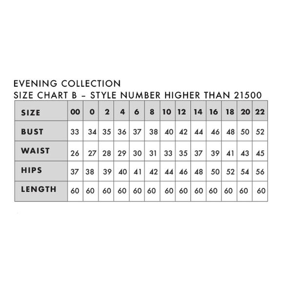 La Femme Sweetheart Neck Lace Sleeve Knot Detail Gown Dress Sz 18 Navy 23244 NEW - Picture 8 of 8